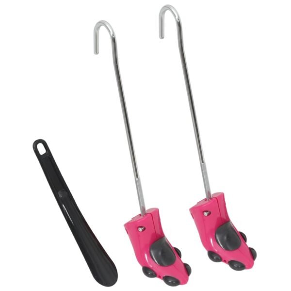 Provira Schoenspanners met schoenlepel EU 34-40 kunststof roze