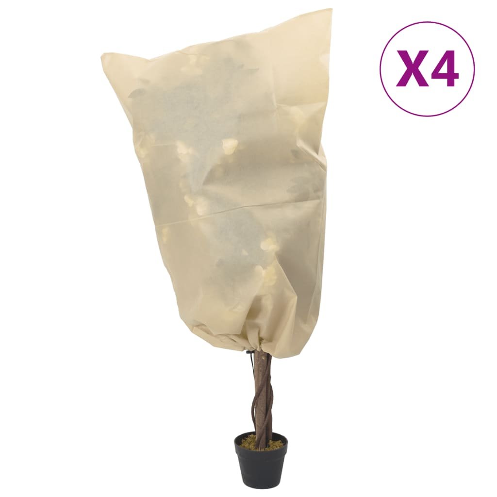 8721012156388_a_en_hd_1 Plantenhoezen met trekkoord 4 st 70 g/m² 0,8x1 m - Image 1