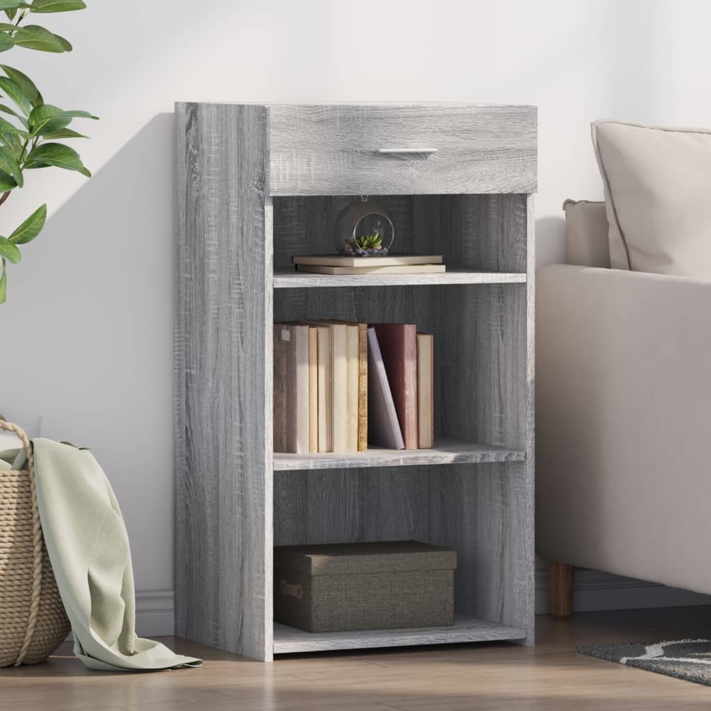 8721102652349_m_en_hd_1 Dressoir 50x42,5x93 cm bewerkt hout grijs sonoma eikenkleurig - Image 1