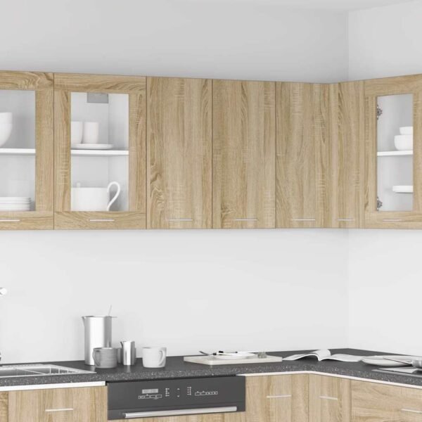 Hangkast 60x31x60 cm bewerkt hout sonoma eikenkleurig