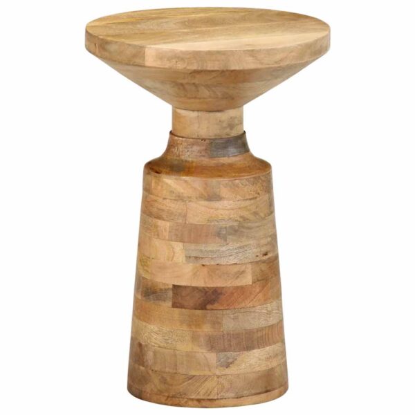 Provira Bijzettafel Ø33x50 cm massief mangohout